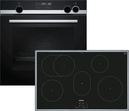 Siemens Hausgerate - SIZEQ214IR0AT B-Herd Set: HR538ABS1 + EH845BFB1E schwa