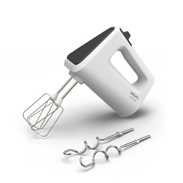 Krups - KEUGN4001 Handmixer 450W 5Stufen Turbo ws-sw