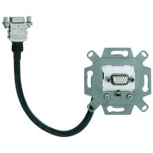 RUTENBECK - RUT17010565 VGA-Anschlussdose, 1-fach, grau