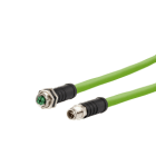 Metz - MEZ142M6X12020 Verbindungsleitung M12,X-kod,2m,Cat.6,M1