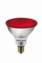 Philips - PBZ12891115 PAR38 IR 100W E27 240V Red 1CT/12