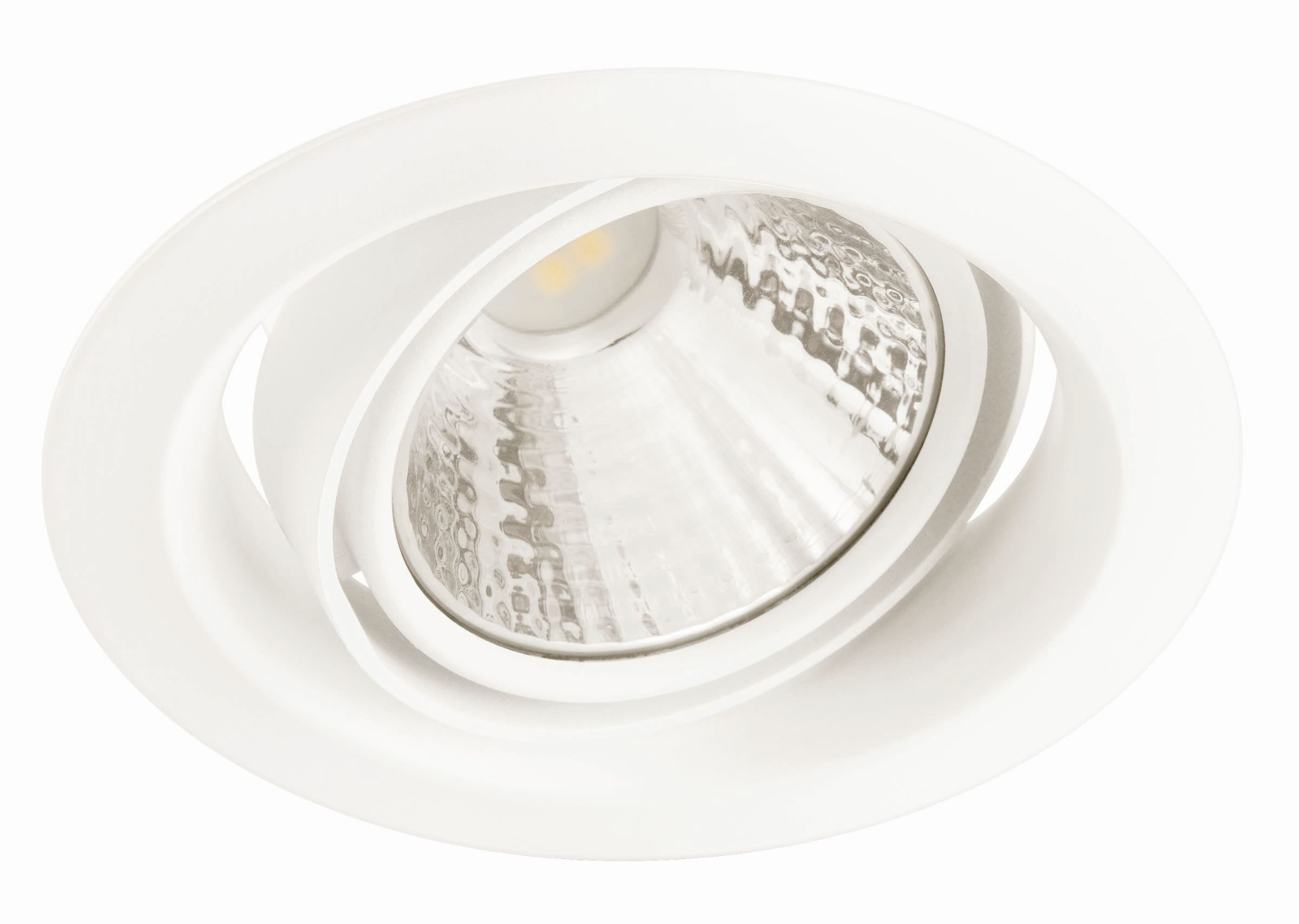 SIGNIFY ITALY SPA - PHA16400000 MAZDA Recessed Spot, Adjustable, 3 W, D70 mm, 180 lm, 2700 K, White, IP20