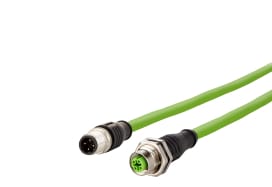 Metz - MEZ142M1D12050 M12 Patchkabel D-kodiert 5m M12 Stecker