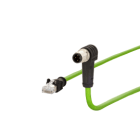 Metz - MEZ142M4D59150 M12 Patchkabel D-kodiert 15m RJ45 Stecke