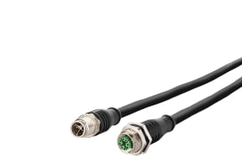 Metz - MEZ142M5X12010 M12 Patchkabel X-kodiert 1m M12 Stecker