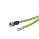 Metz - MEZ142M7X20010 M12 Patchkabel X-kodiert 1m M12 Buchse g