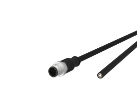 Metz - MEZ142MEA10020 M12 Sensorleitung A-kodiert 2m M12 Steck