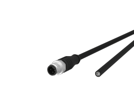Metz - MEZ142MFA10020 M12 Sensorleitung A-kodiert 2m M12 Steck