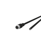 Metz - MEZ142MFA20010 M12 Sensorleitung A-kodiert 1m M12 Buchs