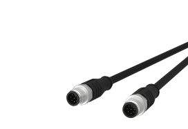 Metz - MEZ142MHA11020 M12 Sensorleitung A-kodiert 2m M12 Steck