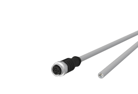 Metz - MEZ142MIA20050 M12 Sensorleitung A-kodiert 5m M12 Buchs