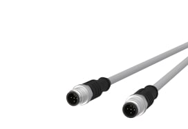 Metz - MEZ142MJA11100 M12 Sensorleitung A-kodiert 10m M12 Stec