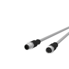 Metz - MEZ142MJA12050 M12 Sensorleitung A-kodiert 5m M12 Steck