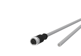 Metz - MEZ142MJA20050 M12 Sensorleitung A-kodiert 5m M12 Buchs