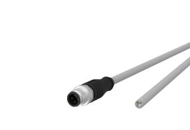 Metz - MEZ142MLA10010 M12 Sensorleitung A-kodiert 1m M12 Steck