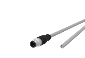 Metz - MEZ142MLA10100 M12 Sensorleitung A-kodiert 10m M12 Stec