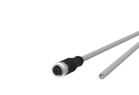 Metz - MEZ142MLA20050 M12 Sensorleitung A-kodiert 5m M12 Buchs