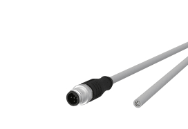 Metz - MEZ142MMA10100 M12 Sensorleitung A-kodiert 10m M12 Stec