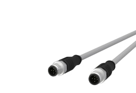 Metz - MEZ142MMA11020 M12 Sensorleitung A-kodiert 2m M12 Steck