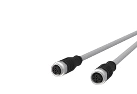 Metz - MEZ142MMA22020 M12 Sensorleitung A-kodiert 2m M12 Buchs