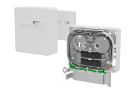 Metz - MEZ1501597G04HC OpDAT APL Anschlussbox splice 4xLC-D APC