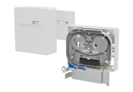 Metz - MEZ1501597U02HC OpDAT APL Anschlussbox splice 2xLC-D Gra