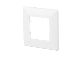 Metz - MEZ816718-0127-I Abdeckplatte 80x80mm verkehrsweiss RAL90