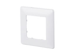 Metz - MEZ820395-0127-I Abdeckplatte 80x80mm verkehrsweiss RAL90