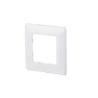 Metz - MEZ820395-0127-I Abdeckplatte 80x80mm verkehrsweiss RAL90