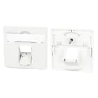 Metz - MEZ860056-02-I Zentralplatte 50x50mm 1 Port reinweiss E