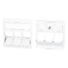 Metz - MEZ860210-0427-I Zentralplatte 50x50mm 3 Port verkehrswei