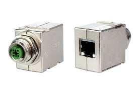 Metz - MEZMWN811A115 SchaltschrankdurchfA1/4hrung M12 D-kodie