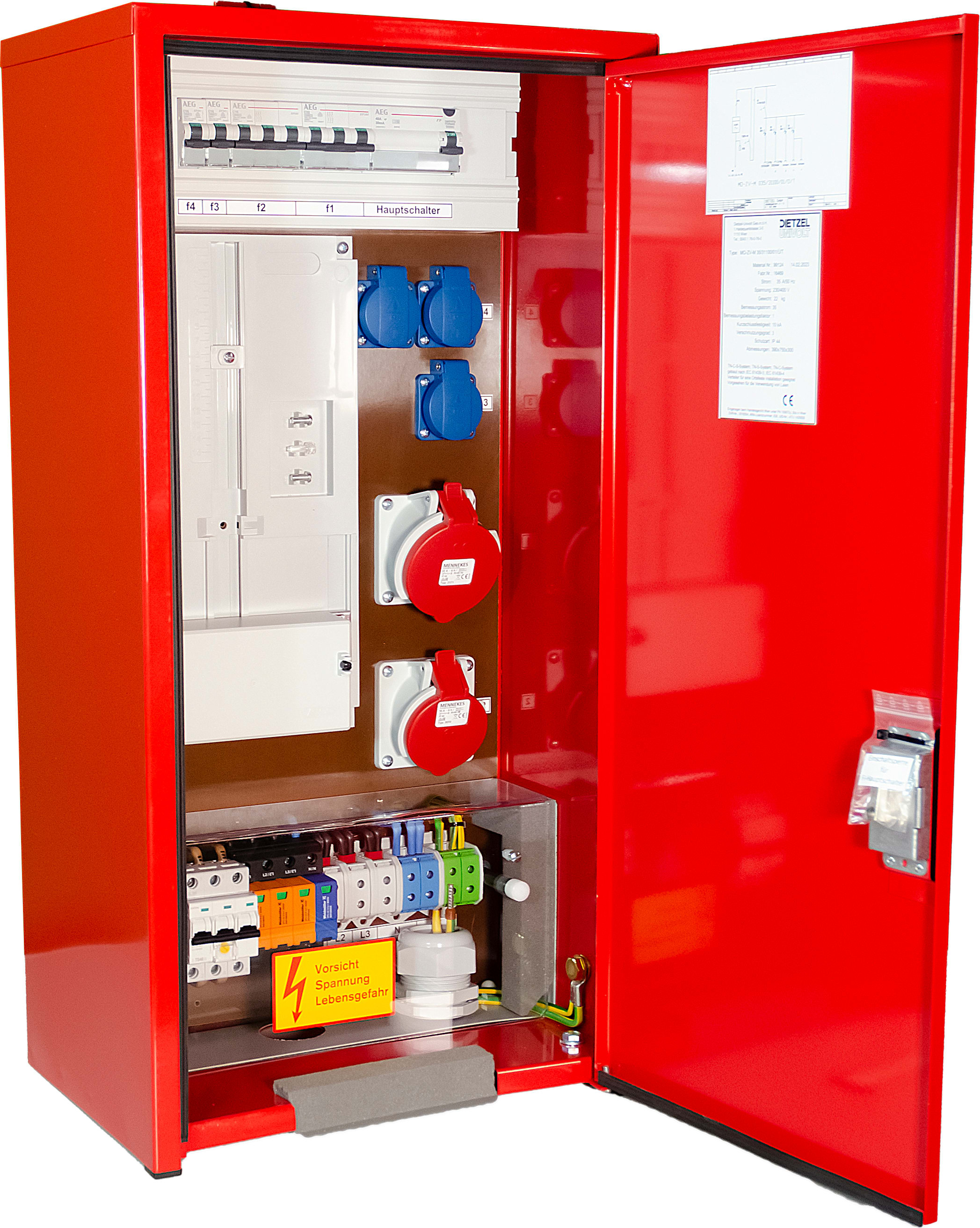 DIETZEL - DIE99124 ZAhlerverteiler Anschluss D02/35A 1xZA