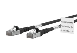 Metz - MEZ1308451000WE Patchkabel Cat.6A AWG 26 1,0 m schwarz m