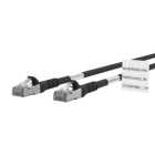 Metz - MEZ130845A000WE Patchkabel Cat.6A AWG 26 10,0 m schwarz