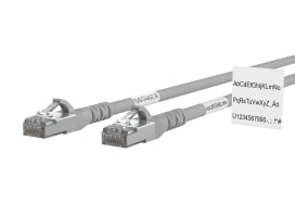 Metz - MEZ130845A033WE Patchkabel Cat.6A AWG 26 10,0 m grau mit