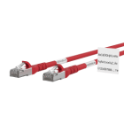 Metz - MEZ130845A066WE Patchkabel Cat.6A AWG 26 10,0 m rot mit