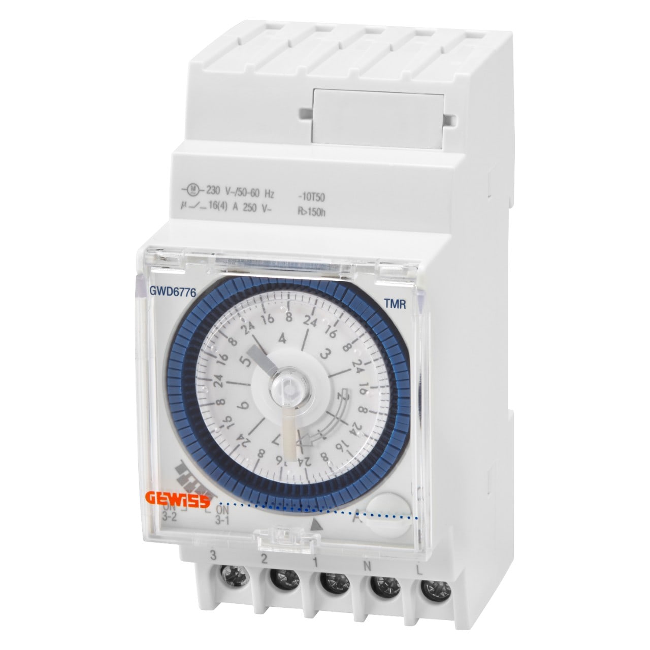 GEWISS - GEWGWD6776 INT.ORARIO AN.SETT.CON RISERVA 2,5M