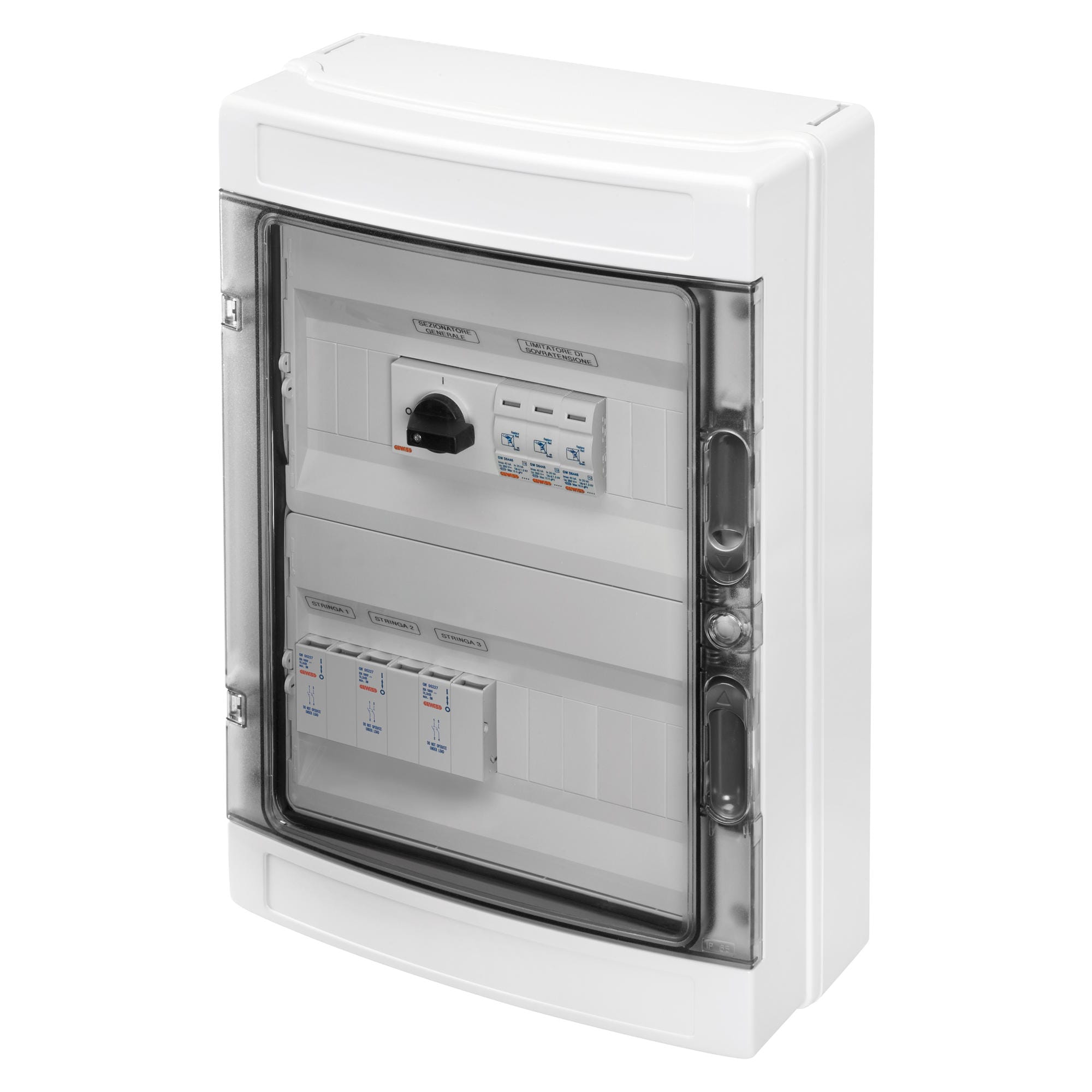 GEWISS - GEWGWD9902 QUADRO 3 STRINGHE 600V DC 25A