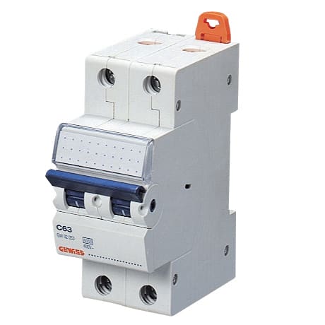 GEWISS - GEWGW92751 INTERRUTTORE MAGNETOTERMICO - MT 100 - 2P CURVA D 40A - 2 MODULI