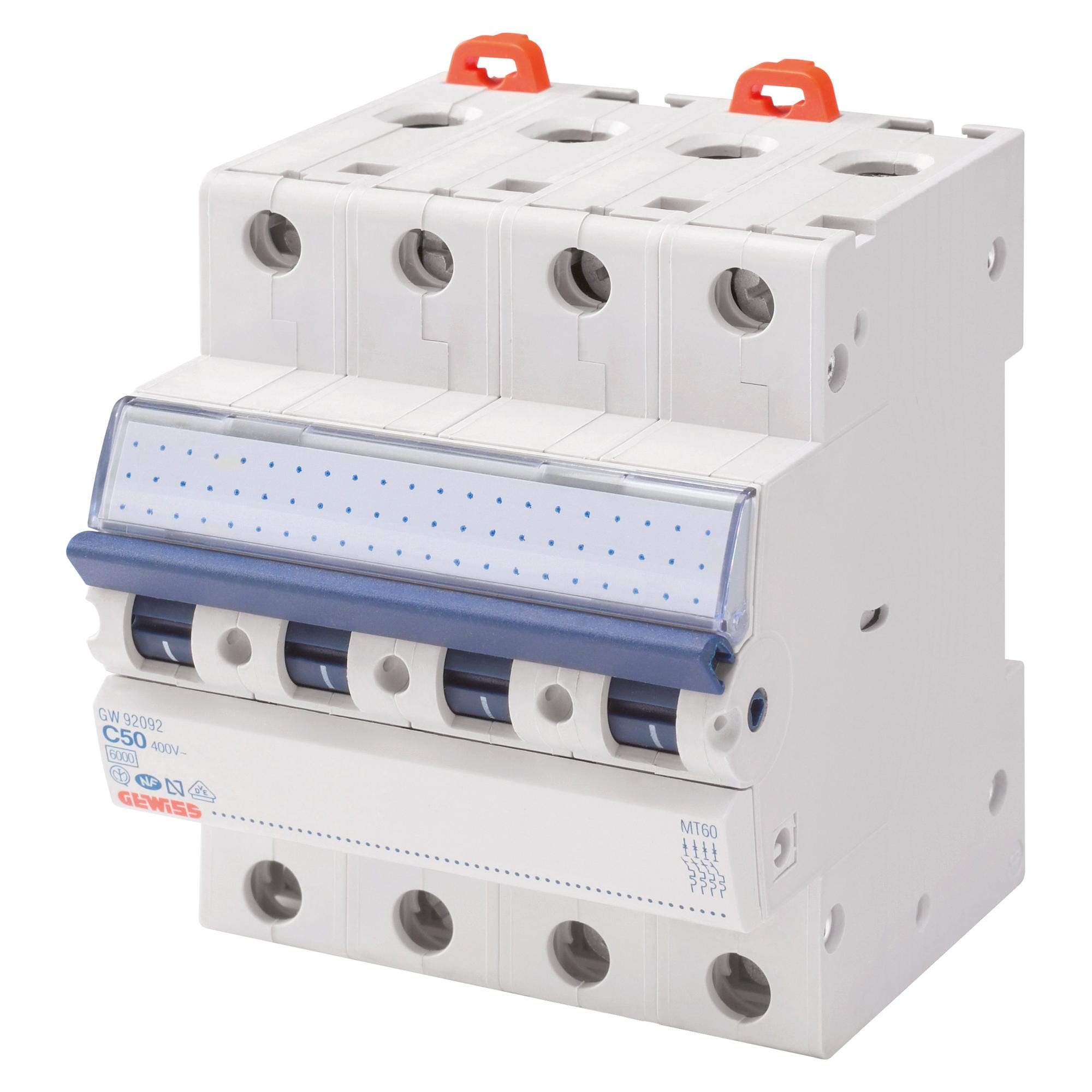 GEWISS - GEWGW92589 INT.MAGNETOTERMICO 4P B20 10KA 4M
