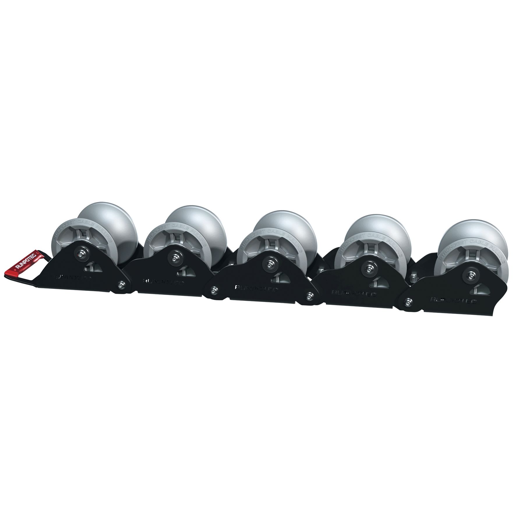 Runpotec - RUN10200 Kabelumlenkrolle-Kette - 5-gliedrig