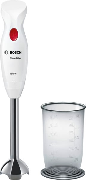 BOSCH ROBERT - BOSMSM24100 Stabmixer 400W MetallfuA Mixbecher ws