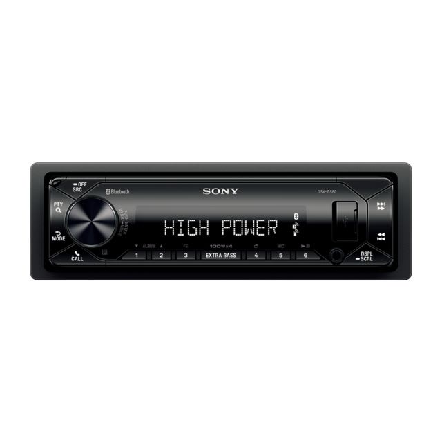 Sony - SONDSXGS80.EUR Autoradio 4x100W MP3/WMA F-AUX Bluet Frs