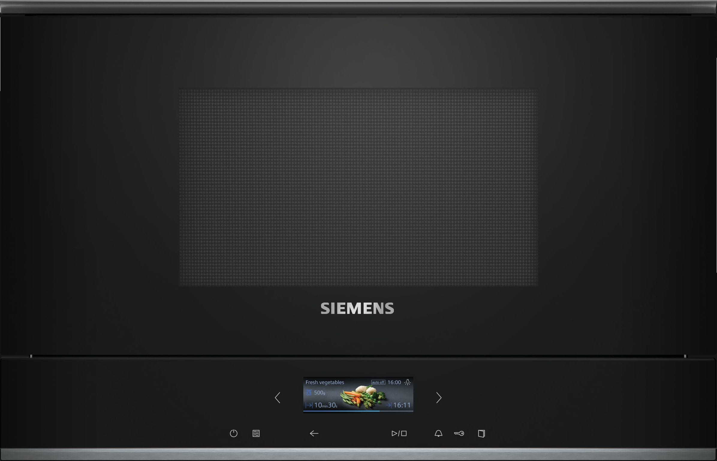 Siemens Hausgerate - SIZBF722L1B1 EinbauMikrowelle 60cm 900W 5St. 21L link