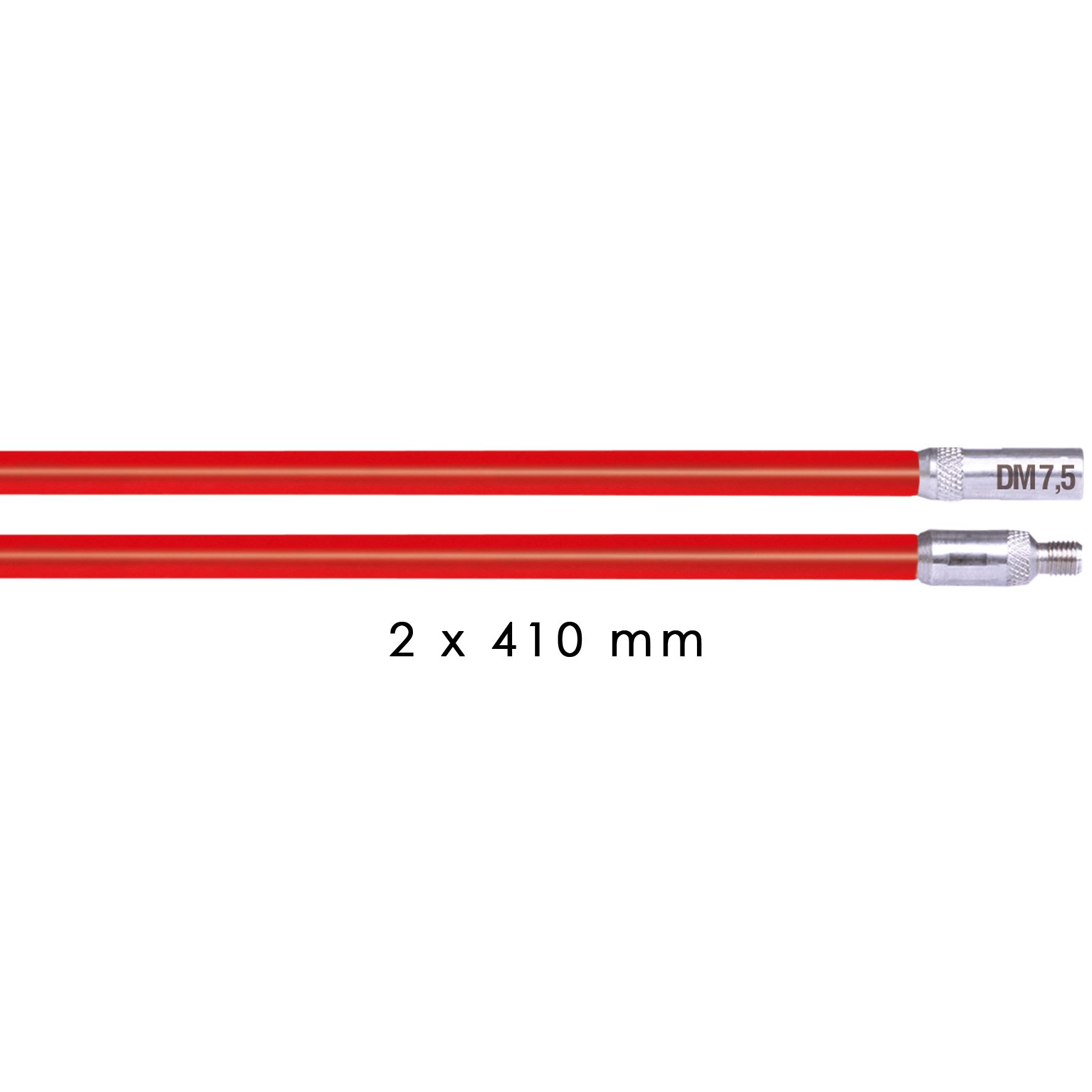 Runpotec - RUN20881 RUNPOSTICKS rot (hart) - 2 x 410mm optim
