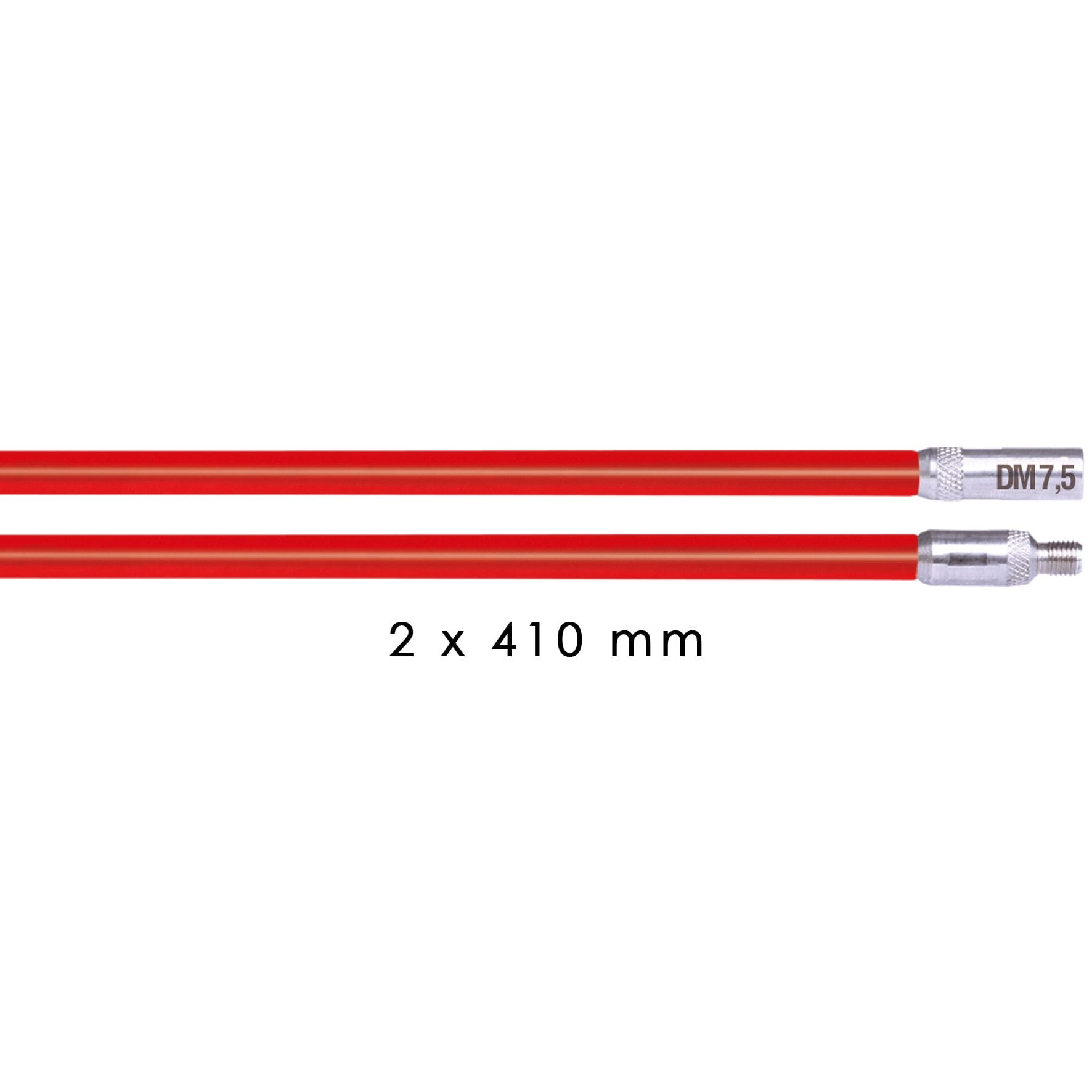 RUNPOTEC - RUN20881 RUNPOSTICKS rot (hart) - 2 x 410mm optim