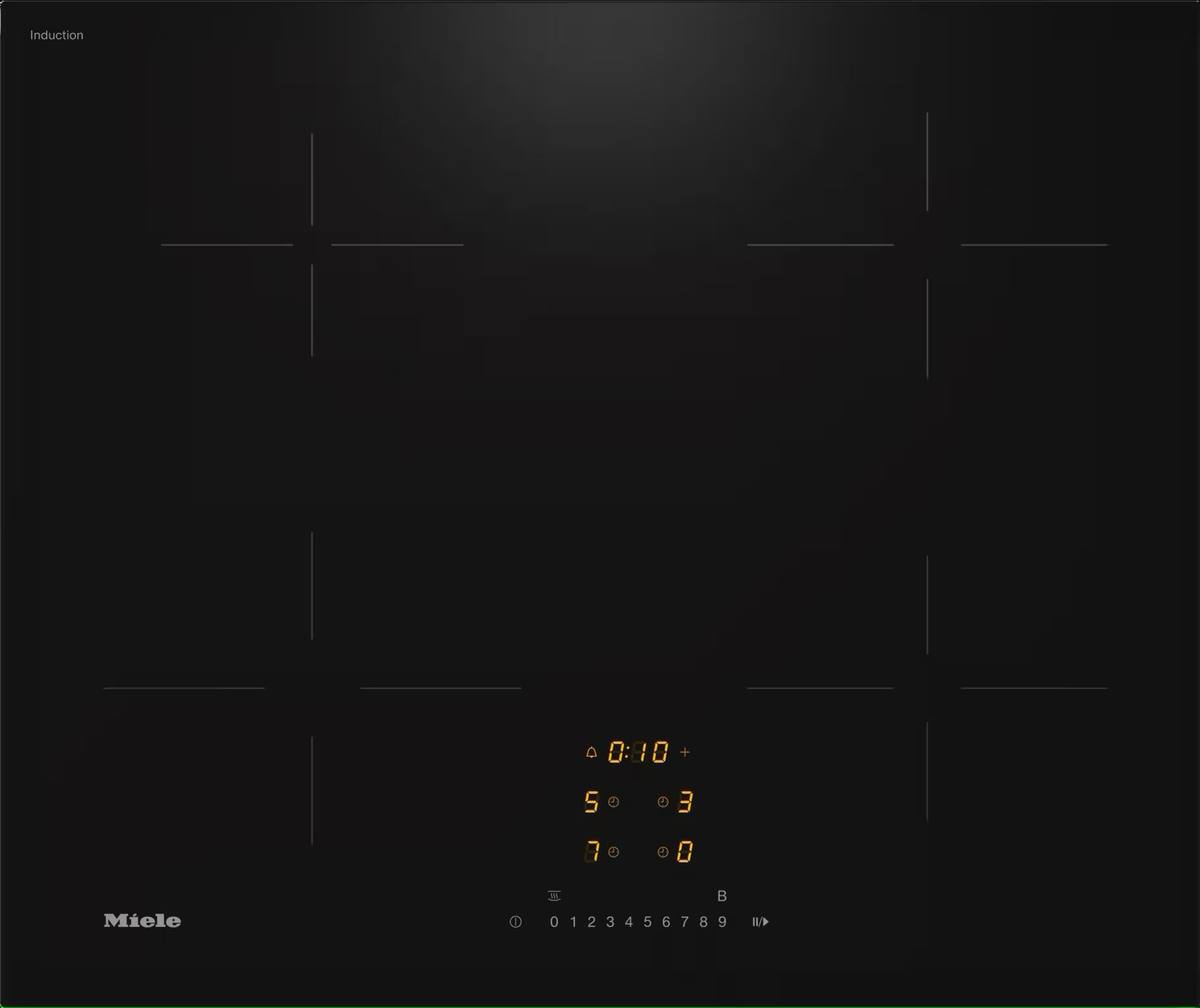 Miele - MIE12315510 VG!S Glaskeramik Kochstelle 60cm 4xInduk