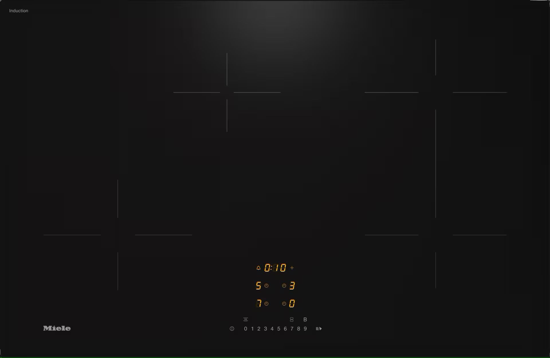 Miele - MIE12315530 VG!S Glaskeramik Kochstelle 80cm 2xPFlex