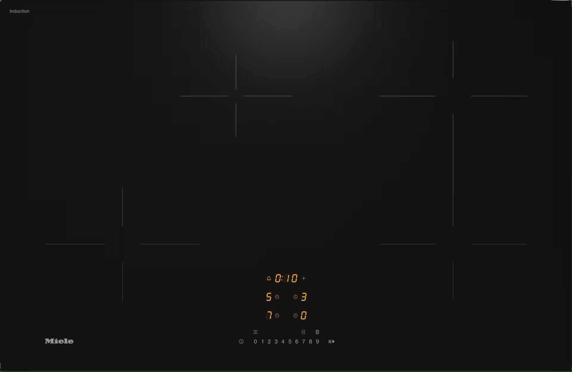 MIELE - MIE12315530 VG!S Glaskeramik Kochstelle 80cm 2xPFlex